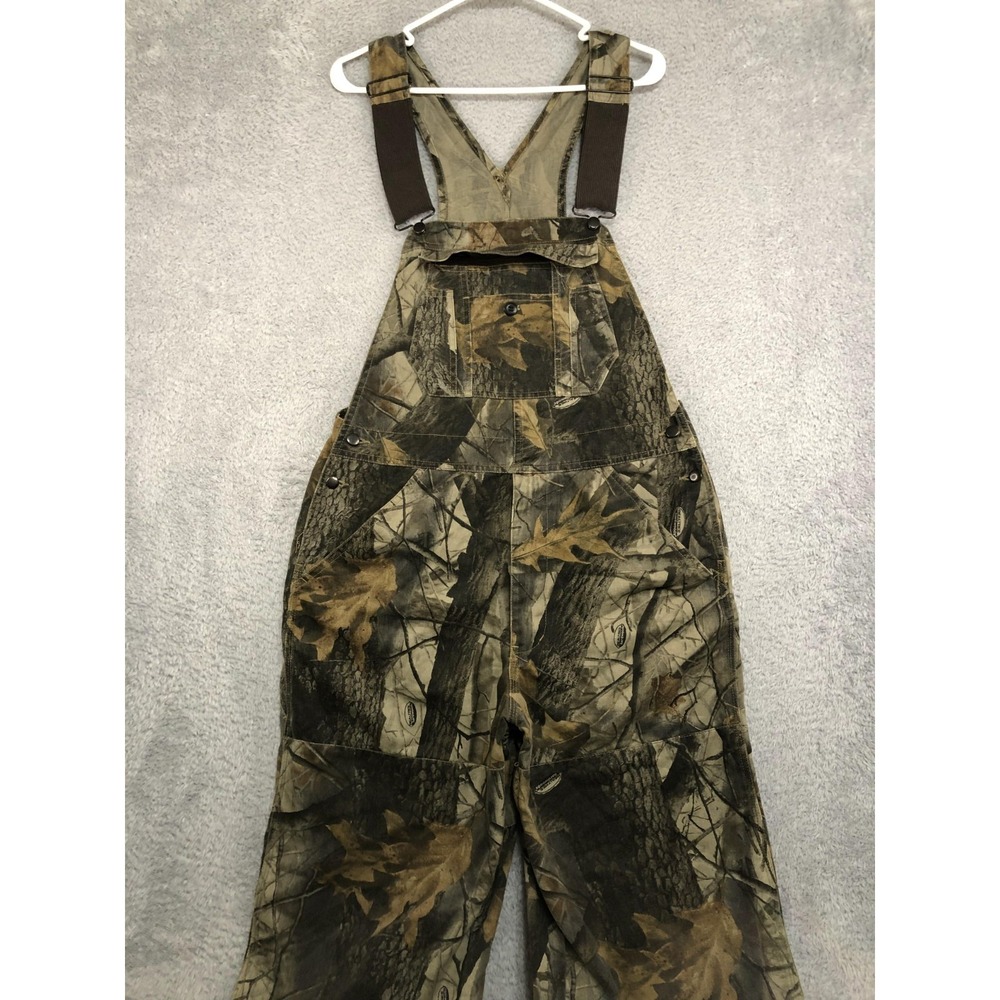 RedHead Camo Overalls Mens S Multicolor Hunting Realtree Bib Outdoors *Flaw